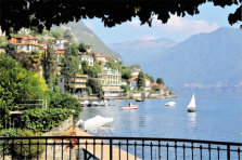 Montrasio, Lake Como, Italy (Digital Watercolour)