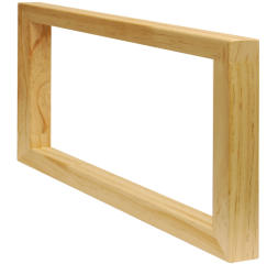 Finger Jointed and Under Pinned Wooden Stretcher Frame